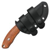 J1958WD Couteau CJRB Mutt Lame Drop Point Harpoon AR-RPM9 Sand Polish Manche Bois Étui Kydex  – Livraison Gratuite