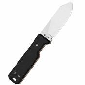 KI1133A3 Couteau Kizer Abrams | Lame Acier 14C28N Satin Spey Point | Manche Plaquettes G10 Black | Housse kydex | Livraison Gratuite