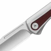 Ki3732A2 Couteau Pliant Kizer Melody Lame Acier S35VN (HRC 60-62) Manche Aluminium et Bois de Rose Panama Slip Joint Livraison Gratuite