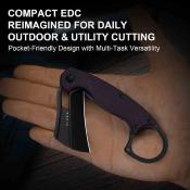 KIV2702A2 Kizer Dodo PC Karambit | Couteau Pliant | Lame Acier Nitro-V Black | Manche G10 Purple | Liner Lock - Livraison Gratuite