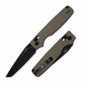 KIV36052TA1 Kizer Original 2 | Couteau Pliant Lame Tanto Acier 14C28N | Manche Aluminium Vert | Clutch Lock | Livraison Gratuite