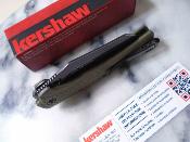KS1423OL Kershaw Dawnstar | Couteau Pliant Assisté | Lame Hawkbill Acier 8Cr13MoV | Manche GFN Green - Livraison Gratuite