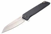 KS1441 Couteau Kershaw Misdirect XL | Lame Acier 4Cr14 Reverse Tanto Stonewash | Manche Gray Stainless Steel | Frame Lock | Livraison Gratuite