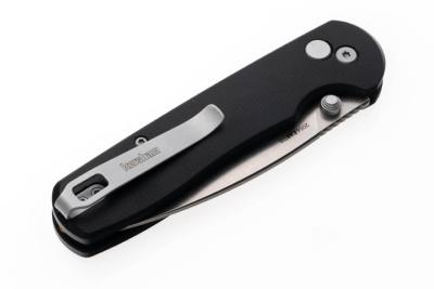KS2054 Couteau Kershaw Remnant Lame Spear Point Acier D2 Manche Micarta Sécurité Button Lock Bearing - Livraison Gratuite