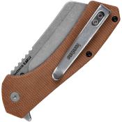 KS3445MCB Couteau Kershaw Static Cleaver Micarta Lame Acier D2 SW KIVT - Livraison Gratuite