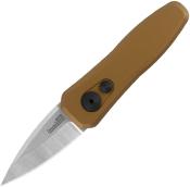 KS7500BRZ Couteau Kershaw Auto Launch 4 Bronze Lame CPM 154 Satin Button Lock Made USA - Livraison Gratuite