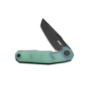 KUB237F Couteau Tactical Kubey Carve Jade Lame Tanto AUS-10 IKBS - Livraison Gratuite