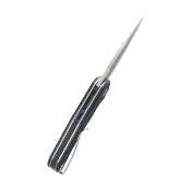 KUB319H Couteau Kubey Bravo One Lame Drop Point Acier AUS-10 – Manche G10 Noir – Linerlock – Flipper – Roulements céramique – Livraison Gratuite