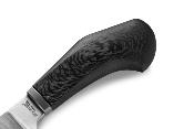 LSTWL1CF Couteau LionSteel Willy Fibre de Carbone Lame Acier M390 Etui Cuir Made Italy - Livraison Gratuite