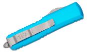 MCT23212TQ Couteau OTF Microtech 232-12TQ Turquoise UTX-85 AUTO Lame Acier Premium Double Edge Dagger Made USA - Livraison Gratuite