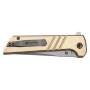 NMB2401E Couteau North Mountain Blade Tanto Acier SLD-Magic San Mai Manche Bronze - Livraison Gratuite