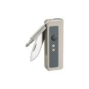 OKNMKMOADW Couteau Lampe Multi-Outils Oknife MK Lame Acier 9Cr18MoV Manche Alu Blanc Slip Joint - Livraison Gratuite