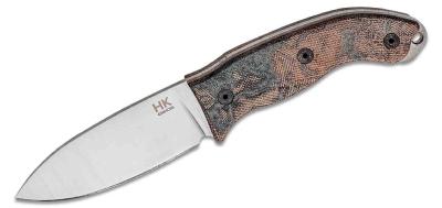 ON8187 Poignard Ontario Hiking Lame 420HC Manche Micarta Etui Cuir Made USA - Livraison Gratuite