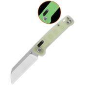 QS130GLH1 Couteau Pliant QSP Penguin Glyde Lame Acier 14C28N Manche Résine Ivoire Glyde Lock - Livraison Gratuite