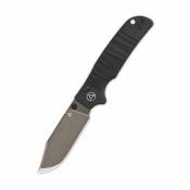 QS159B2 Couteau Pliant QSP Knife Kali Lame Acier 14C28N Manche G10 Noir Button Lock - Livraison Gratuite