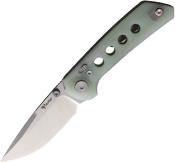 REA134 Couteau Reate Knives PL-XT Jade Lame Acier Nitro-V SW IKBS Pivot Lock - Livraison Gratuite
