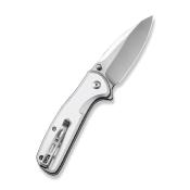 S22043B2 Couteau Sencut ArcBlast Silver Lame Acier 9Cr18MoV Satin IKBS - Livraison Gratuite