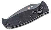 SC165GPSBBK2 Couteau Automatique Spyderco Autonomy 2 AUTO Lame Acier LC200N Black Serrated Button Lock USA - Livraison Gratuite 