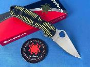 SC223GBKYLMCP Couteau Spyderco Para 3 Salt | Lame Clip Point Acier CPM MagnaCut Satin | Manche Yellow/Black G10 Compression Lock - Livraison Gratuite