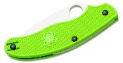 SC94PGR Couteau Spyderco UK Penknife Salt Green Lame Acier LC200N Slipjoint Made USA - Livraison Gratuite