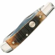 SCH1137134 Couteau Old Timer Generational 94OT Trapper | Made in USA | 2 Lames Acier 1095HC | Manche Os Chestnut | Livraison Gratuite