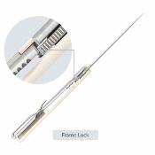 SRM135LGT Couteau SRM Palfrey 135L-GT | Lame Drop Point Acier 14C28N | Manche G10 Ivory IKBS - Livraison Gratuite