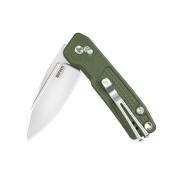 SRM7229GP Couteau Pliant SRM Scout Lame Acier 14C28N Manche G10 Vert Ambi Lock - Livraison Gratuite