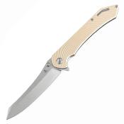 T1060A4 Couteau Tenable Colibri Tech Ivory Lame Acier Nitro V - Livraison Gratuite