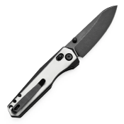 T1105V2 Couteau Tenable Beaver Cross Bar Lock Lame Nitro-V Manche Black/White - Livraison Gratuite