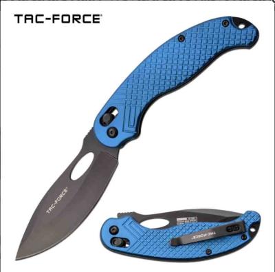 TF1037BL Couteau Tac Force Rapid Lock Blue Lame 3Cr13 - Livraison Gratuite