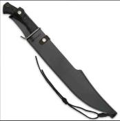 UC3345B Sabre United Cutlery Honshu Spartan Sword Black Lame 7Cr13 Etui Cuir - Livraison Gratuite