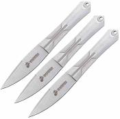 USMT3003SL USMC Throwing Knife Set – Lot de 3 Couteaux de Lancer Acier Inox Etui Nylon  - Livraison Gratuite