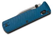 VOSA4108 Couteau Vosteed Vombat Bowie M390 Manche Aluminium Blue Sécurité Crossbar Lock - Livraison Gratuite