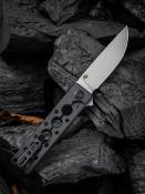 WE2101B Couteau We Knife Co Ltd Miscreant 3.0 Black Lame CPM 20CV Manche Titane - Livraison Gratuite