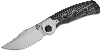 ZXFK03A3 Couteau Kizer Cutlery X-Series PIONEER Lame Bowie Nitro-V Manche Micarta Noir Linerlock - Livraison Gratuite