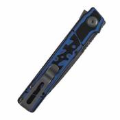 B2123A1 Couteau Kitpu Tenable Knives | Lame Acier Nitro-V SW Drop Point | Manche Plaquettes Blue & Black G10 | Liner Lock | Livraison Gratuite