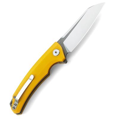 Couteau Bestech Knives Texel Yellow Lame Acier D2 BTKG21C2 - Livraison Gratuite