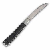 RRR045 Couteau Rough Ryder Reserve Whiskey Ryder | Lame Acier D2  Manche Burlap Micarta Noir | Style Swayback Doc | Livraison Gratuite