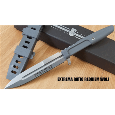 Couteau Extrema Ratio Requiem Wolf Gray Dagger Lame Acier N690 Italy EX0478WG - Livraison Gratuite