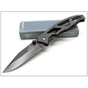 Couteau Gerber Paraframe I Fine Edge Acier Chirurgical Titane Manche Acier Titane G8446 - Free Shipping
