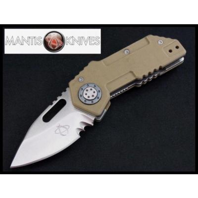 Couteau Mantis Tough Tony. 3 1/2" clos Acier CPM-440V G-10 Handle MANMT9D - Free Shipping