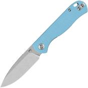 QS170B1 Couteau QSP Ferret | Lame Acier Nitro-V Stonewash | Manche G10 Sky Blue | Linerlock | Livraison Gratuite
