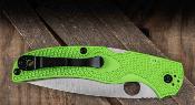 SC244SGR Couteau Spyderco Native Chief Lightweight Salt | Lame Acier LC200N SpyderEdge | Manche Green FRN | Lockback | Made in USA | Livraison Gratuite