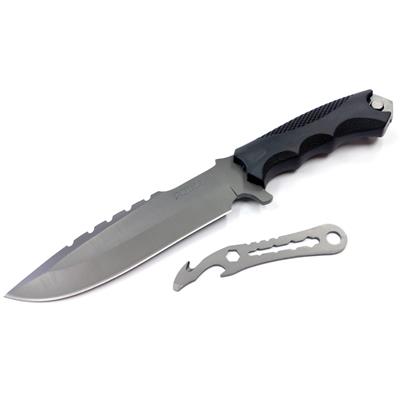 Couteau de Survie Schrade Tactical Survival Acier 8Cr13MoV Titane Manche Abs + Outil Multifonctions Etui Kydex SCHF27 - Free Shipping