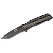 Couteau Smith&Wesson M&P Lame Tanto Acier 8Cr13MoV SW1100082 - Livraison Gratuite