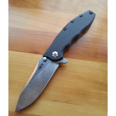 Couteau Zero Tolerance Hinderer Slicer Carbon Fiber Acier S35VN Manche Fibre de Carbone Made USA ZT0562CF - Free Shipping