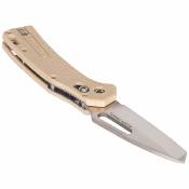 BFOGK001TNB Couteau BlackFire | Lame Acier D2 Satin Tanto | Manche Nylon Tan | Pivot Lock | Livraison Gratuite