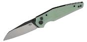 BTKG58D Bestech Snakebird – Couteau Pliant EDC Button Lock | Lame Sheepsfoot 14C28N | Manche G10 Jade - Livraison Gratuite 