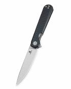 BTKMK13A Couteau Bestechman Flick Linerlock Drop Point Acier D2 Manche G10 Black Ball Bearing - Livraison Gratuite