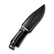 CIVC200721 Couteau de Chasse CIVIVI Teton Tickler G10 Lame Acier D2 Blade Etui Cuir - Livraison Gratuite